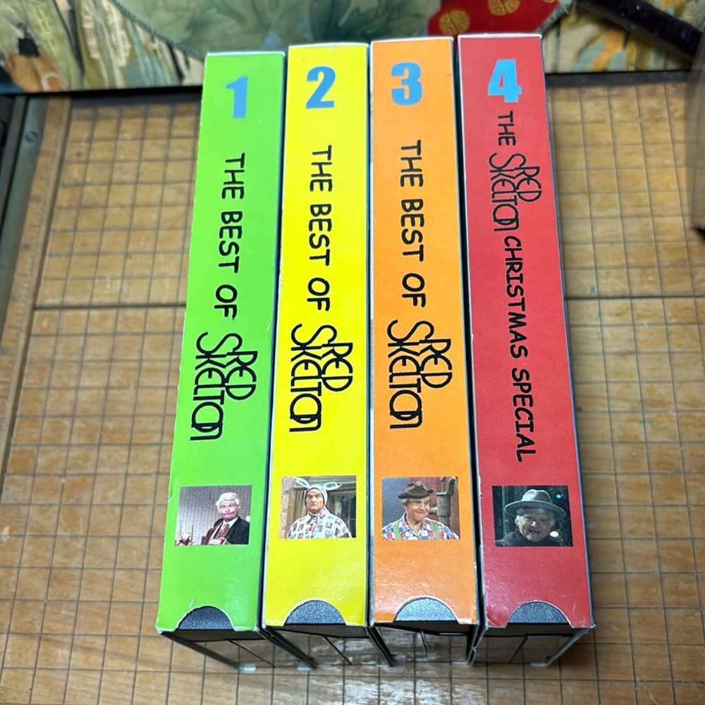 The Best of Red Skelton VHS Set of 4 EVC
